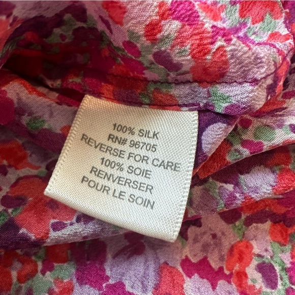 Rebecca Taylor 100% silk Spring Blossom Romper size 4 flower summer womens - Picture 11 of 12